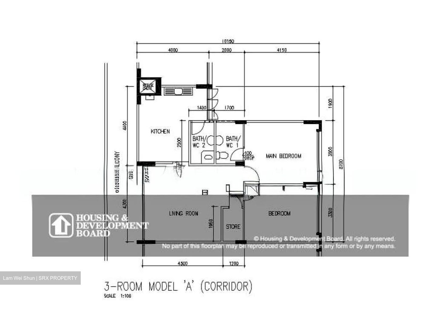 Blk 281 Tampines Street 22 (Tampines), HDB 3 Rooms #585504901